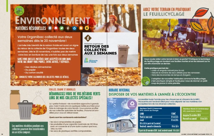 LA MRC VOUS INFORME