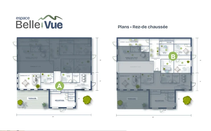 espace Belle Vue-plans